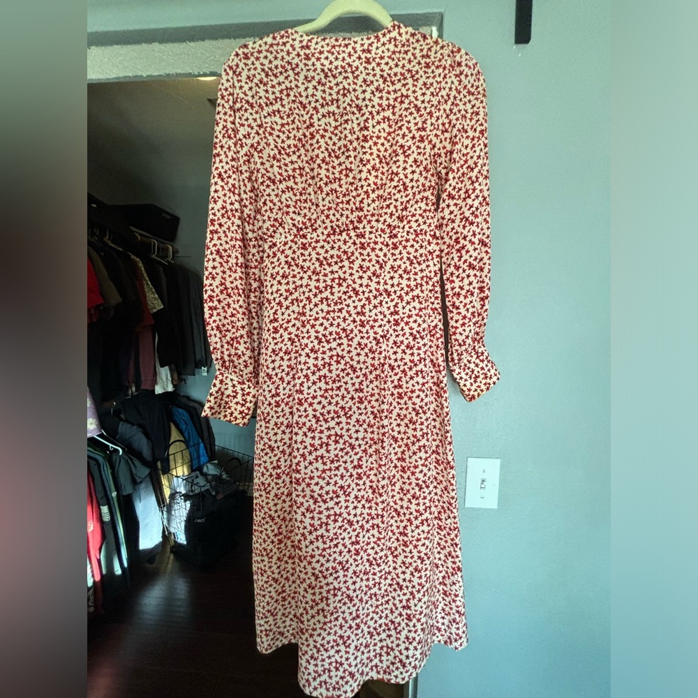 Realisation par silk long sleeve dress
